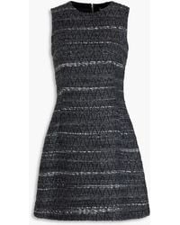Dolce & Gabbana - Minikleid aus bouclé-tweed mit metallic-effekt - Lyst