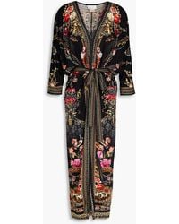 Camilla - Floral-print Jersey Midi Dress - Lyst