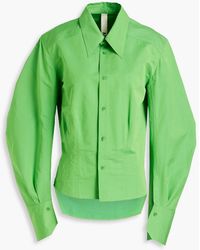 Petar Petrov - Lumy Cotton And Silk-blend Poplin Shirt - Lyst