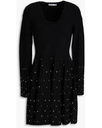Jonathan Simkhai - Prue Embellished Jacquard-Knit Mini Dress - Lyst