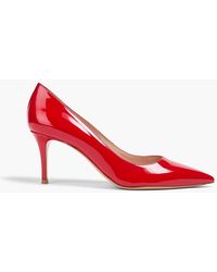 Gianvito Rossi - Gianvito 70 Patent-Leather Pumps - Lyst