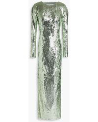 Galvan London - Cutout Sequined Tulle Gown - Lyst