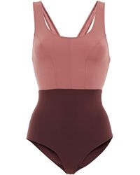 Ernest Leoty - Victoire Two-tone Swimsuit - Lyst