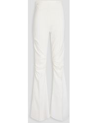 Jacquemus - Le Pantalon Merria Ruched Wool-blend Flared Pants - Lyst