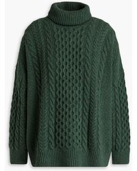 &Daughter - Annis Cable-knit Wool Turtleneck Sweater - Lyst
