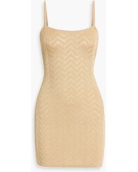 Missoni - Crochet-Knit Mini Dress - Lyst