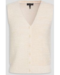 Rag & Bone - Jackie Bouclé-Knit Cotton-Blend Vest - Lyst
