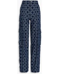 Jonathan Simkhai - Santo Cotton-Jacquard Cargo Pants - Lyst