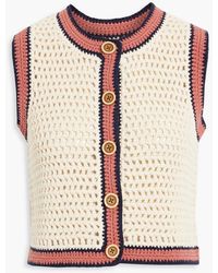 RE/DONE - 90s Crocheted Cotton Vest - Lyst
