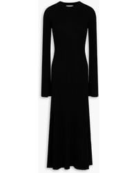 Loulou de Saison - Hobas Ribbed Wool And Cashmere-Blend Midi Dress - Lyst
