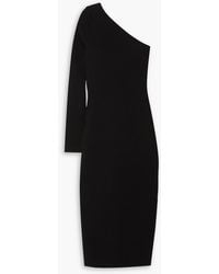 Victoria Beckham - Vb body asymmetrisches midikleid aus stretch-strick - Lyst