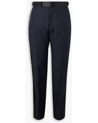 Tom Ford - Straight-Leg Wool And Silk-Blend Tuxedo Pants - Lyst