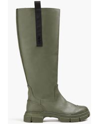 Ganni - Rubber Knee Boots - Lyst