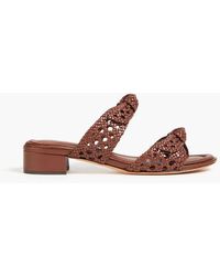 Alexandre Birman - Clarita Knotted Leather Sandals - Lyst