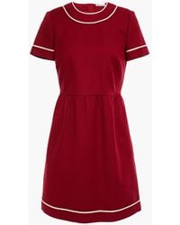 RED Valentino - Cotton-blend Mini Dress - Lyst