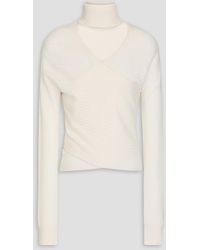 NAADAM - Cutout Wool And Cashmere-blend Turtleneck Sweater - Lyst