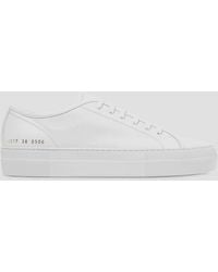 Common Projects - Tournament Leather Sneakers - Lyst