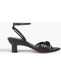 3.1 Phillip Lim - Knotted Leather Sandals - Lyst