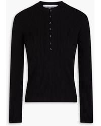 Another Tomorrow - Pullover aus einer gerippten merinowollmischung - Lyst