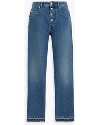 Isabel Marant - Belden High-Rise Straight-Leg Jeans - Lyst