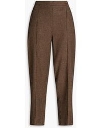 Vince - Hose mit geradem bein aus gebürstetem jacquard mit hahnentrittmuster - Lyst