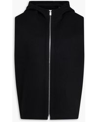 Theory - Wool And Cashmere-blend Hooded Vest - Lyst