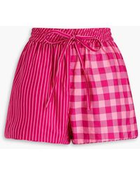 Solid & Striped - The charlie bedruckte shorts aus baumwollpopeline - Lyst