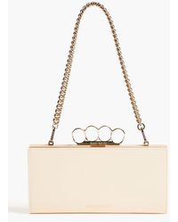 McQueen - Embellished Leather Shoulder Bag - Lyst