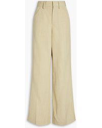 Petar Petrov - Gareth Woven Wide-leg Pants - Lyst
