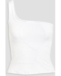 The Line By K - Shae One-shoulder Stretch-micro Modal Jersey Top - Lyst