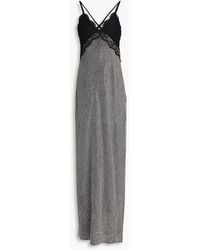 Christopher Kane - Lace-paneled Embellished Tulle Gown - Lyst
