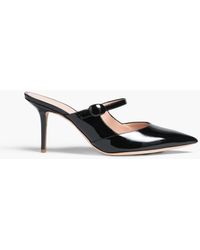 Rupert Sanderson - Tosca Patent-leather Mules - Lyst