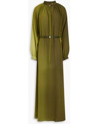 F.R.S For Restless Sleepers - Arione Silk Crepe De Chine Maxi Dress - Lyst