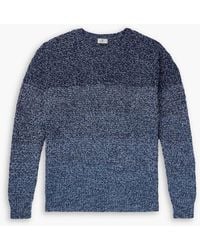 Etro - Degradé Cotton-Jacquard Sweater - Lyst