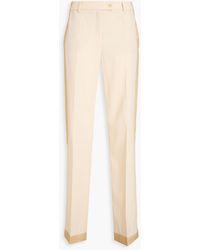 Moschino - Hose mit geradem bein aus grain de poudre aus wolle - Lyst