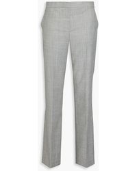 Theory - Mélange Wool-Flannel Straight-Leg Pants - Lyst