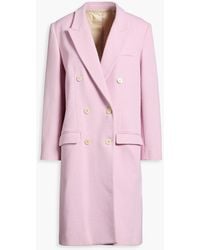 Isabel Marant - Jockey Double-Breasted Wool And Cotton-Blend Twill Coat - Lyst