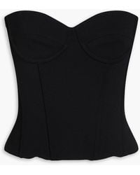 Balenciaga - Underwired Ribbed Jersey Bustier Top - Lyst