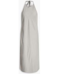 James Perse - Neckholder-midikleid aus webstoff - Lyst