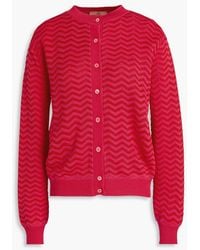 Missoni - Crochet-knit Cotton-blend Cardigan - Lyst
