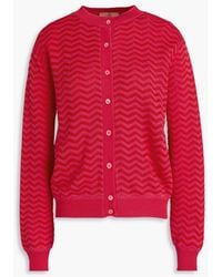 Missoni - Crochet-knit Cotton-blend Cardigan - Lyst