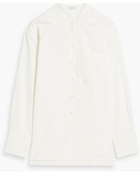 Iris & Ink - Tyra Organic Cotton-jacquard Shirt - Lyst