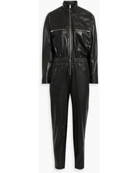 IRO - Ikaraz Leather Jumpsuit - Lyst