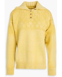 Maison Margiela - Checked Cotton-blend Sweater - Lyst