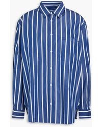 Matteau - Striped Cotton-poplin Shirt - Lyst