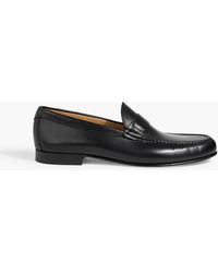 Canali - Leather Penny Loafers - Lyst