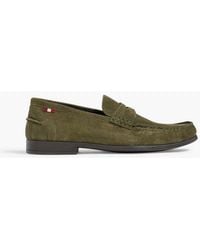 Bally - Cronus Suede Penny Loafers - Lyst