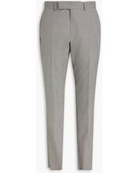 dunhill - Houndstooth Wool And Silk-Blend Pants - Lyst