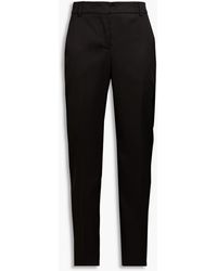 Boutique Moschino - Satin Tapered Pants - Lyst