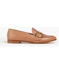 Gianvito Rossi - Buckled Leather Loafers - Lyst
